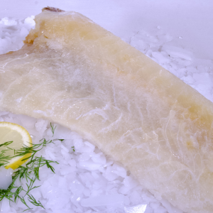 Lutefiskfilet med skinn